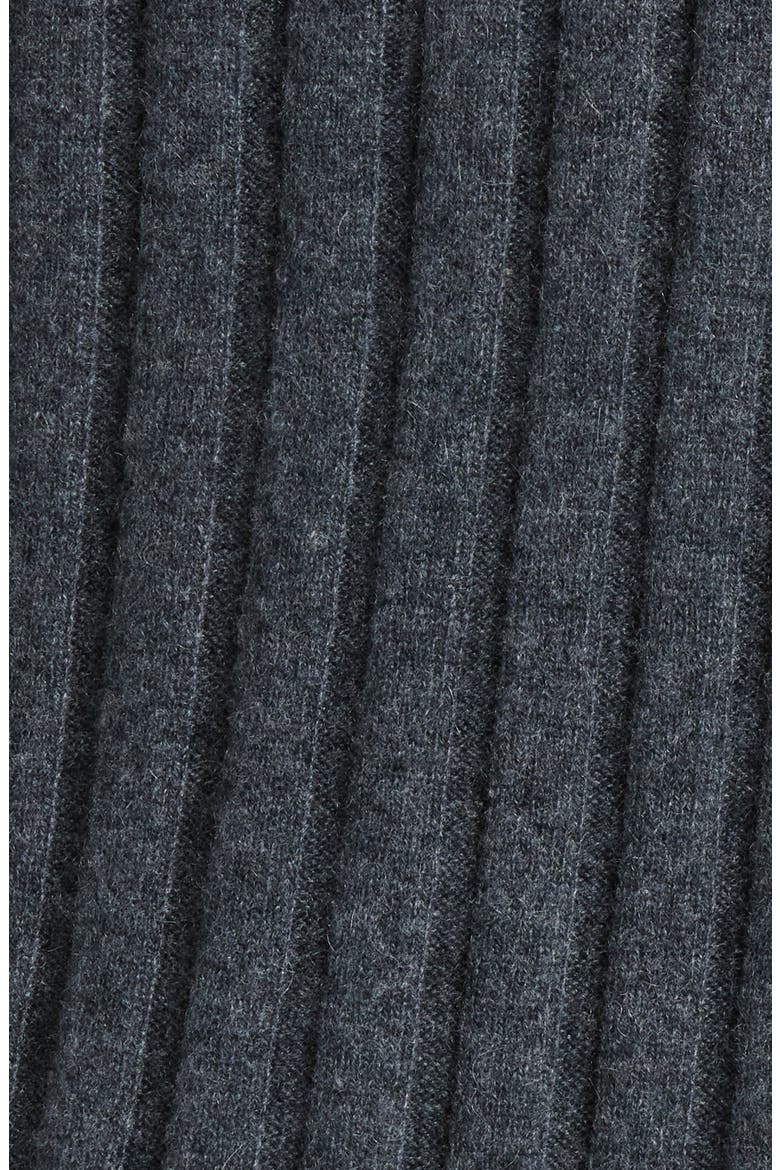 Ribbed Cashmere Lounge Set, Alternate, color, GREY DARK CHARCOAL HEATHER