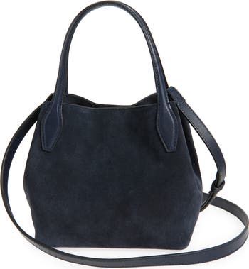The Mini Suede Shopper Tote