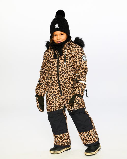 Deux Par Deux Girls Winter Mittens Teknik Animal In Multi