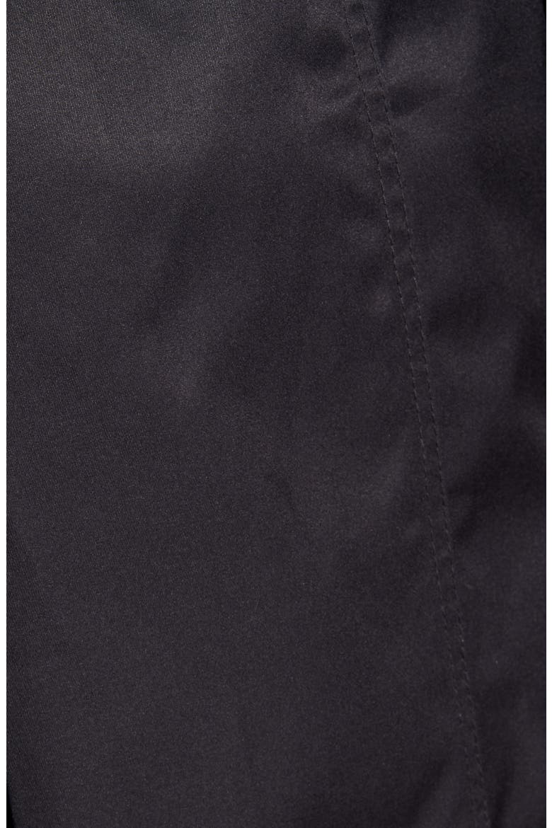 Hooded Water Resistant Trench Coat, Alternate, color, BLACK