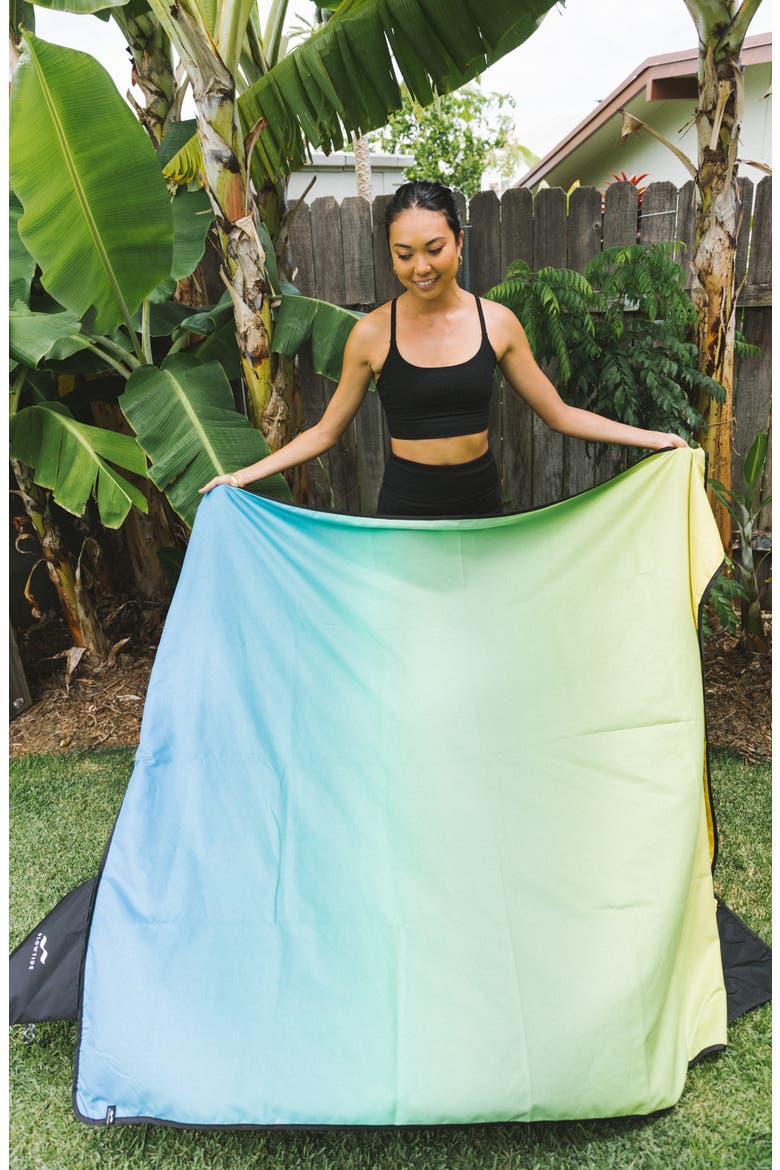 Horizon Park Blanket, Alternate, color, GREEN