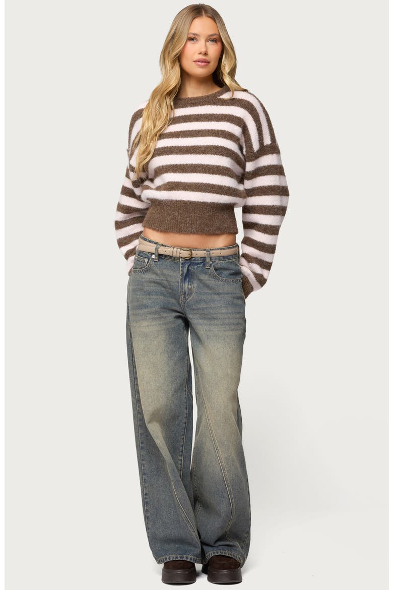 Washed Low Rise Baggy Wide Leg Jeans, Alternate, color, BLUE-VINTAGE-WASHED