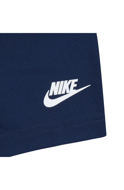 Nike Kids' Futura Graphic Tee & Shorts In Midnight