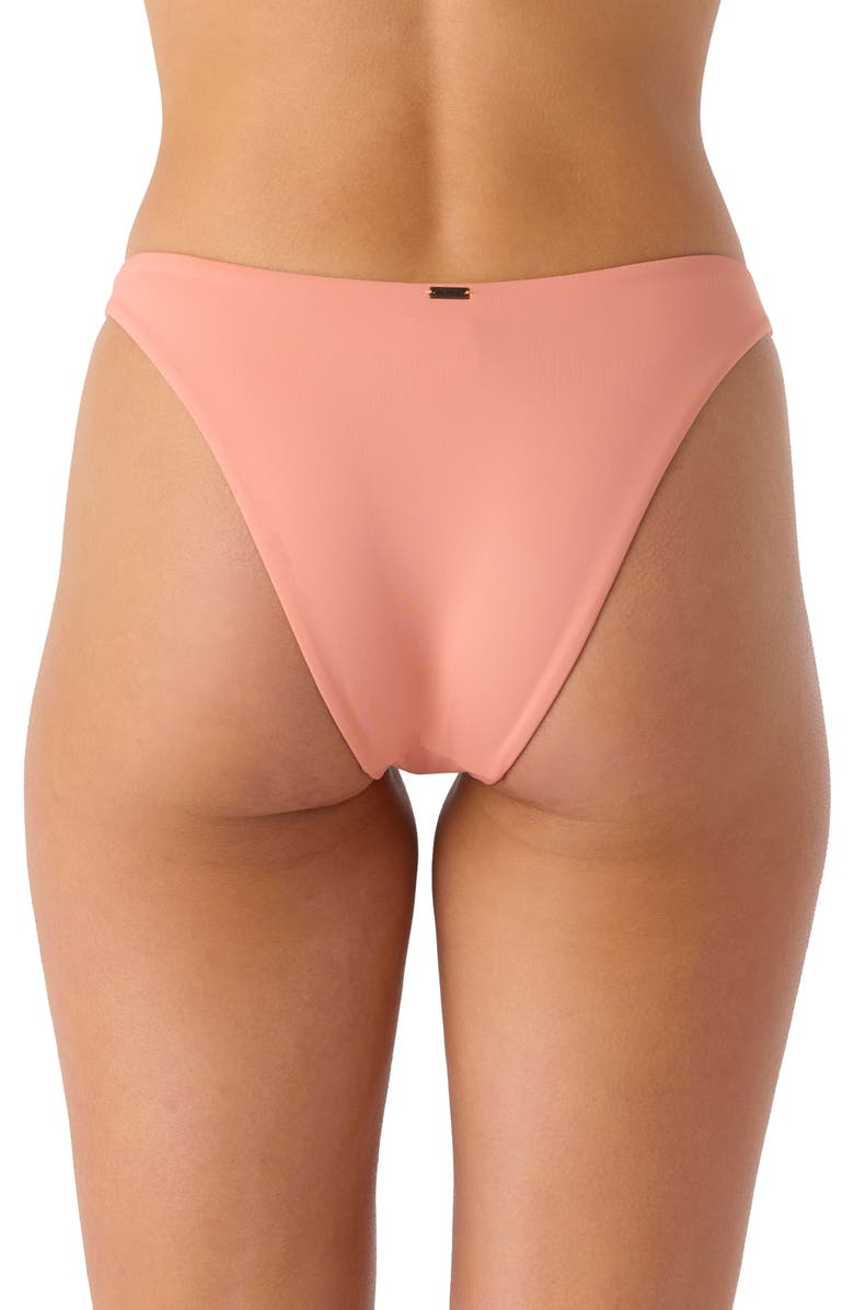 O'Neill Flamenco Saltwater Solids Bikini Bottoms, Alternate, color, Canyon Clay