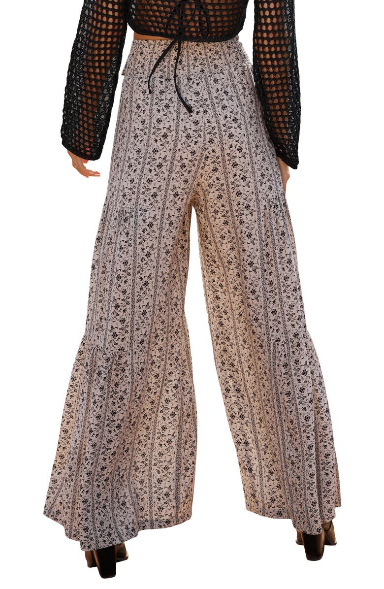 VICI Collection Mystic Wanderer Front Tie Wide Leg Pants, Alternate, color, 