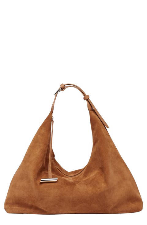 Pillow Suede Hobo Bag