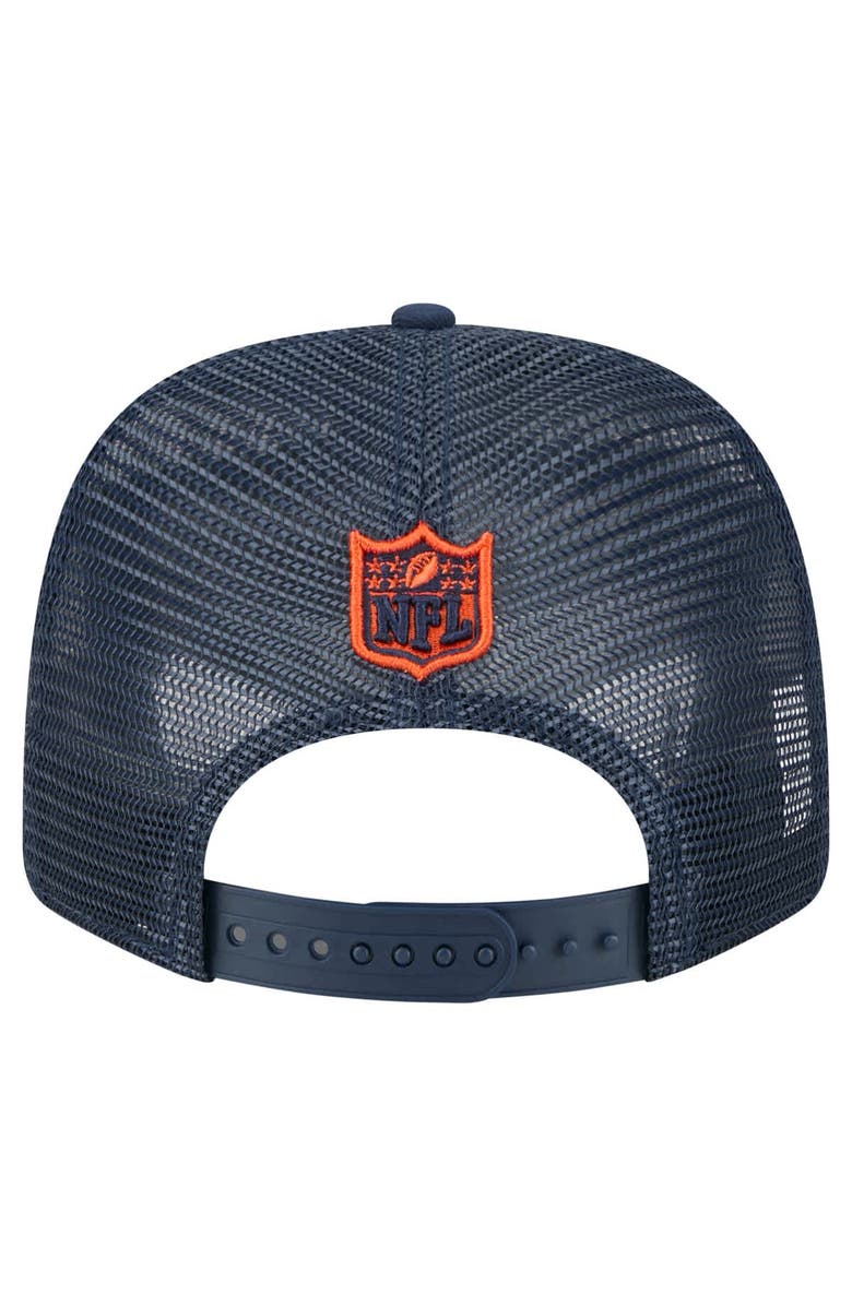 New Era Men's New Era Navy Chicago Bears Team Collection 9SEVENTY Stretch-Snap Adjustable Hat, Alternate, color, Navy