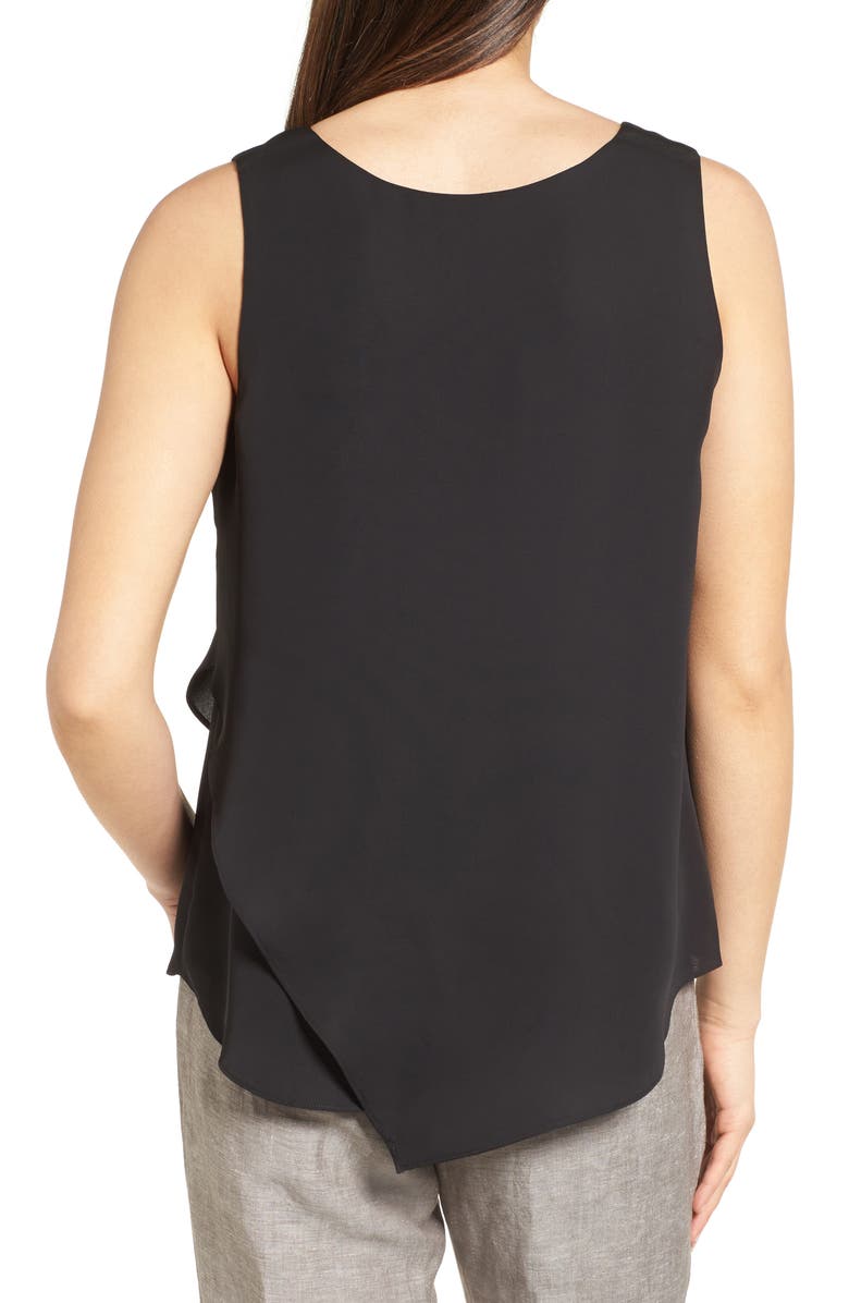 NIC+ZOE Promenade Asymmetrical Double Layer Tank, Alternate, color,