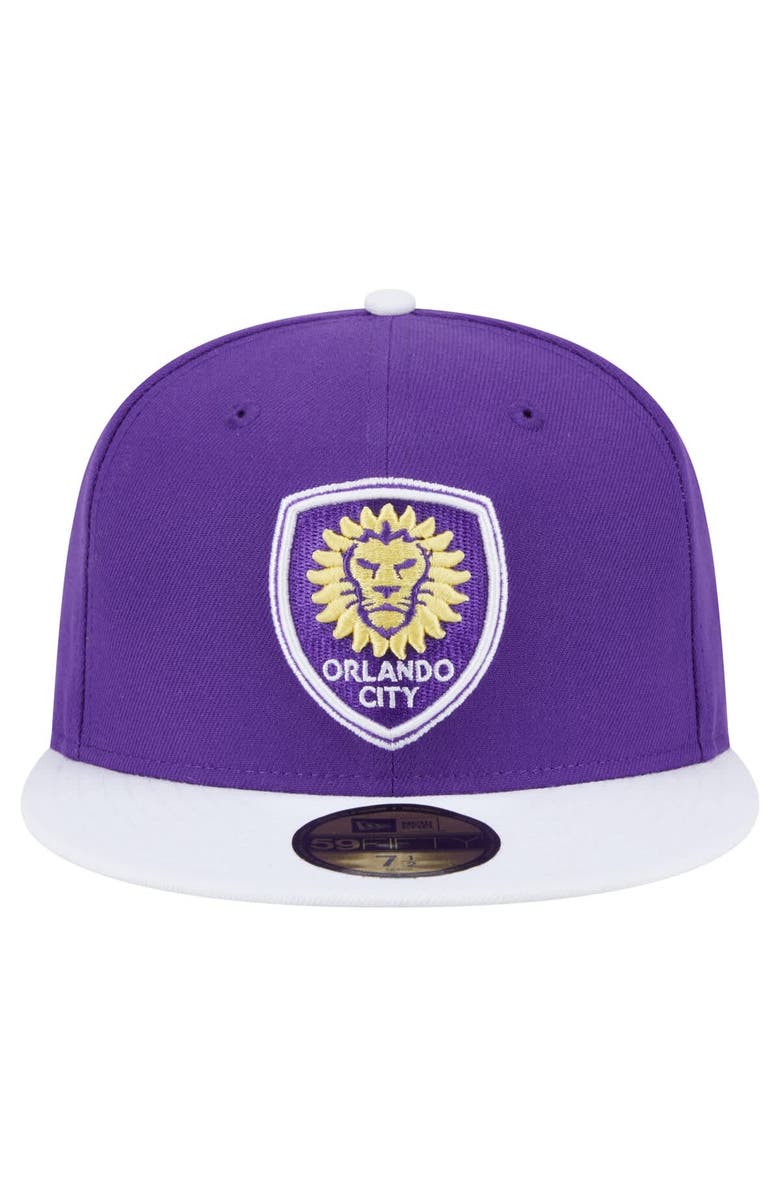 New Era Men's New Era Purple Orlando City SC 2025 Kickoff 59FIFTY Fitted Hat, Alternate, color, Purple