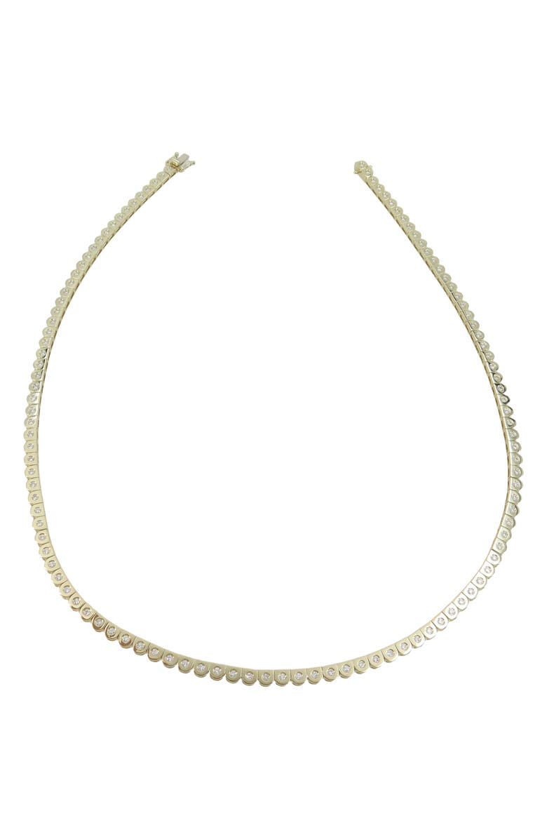 TYPE JEWELRY Leggo 2.0 Mini Diamond Tennis Necklace, Main, color, Gold