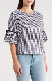 Forgotten Grace Seersucker Top