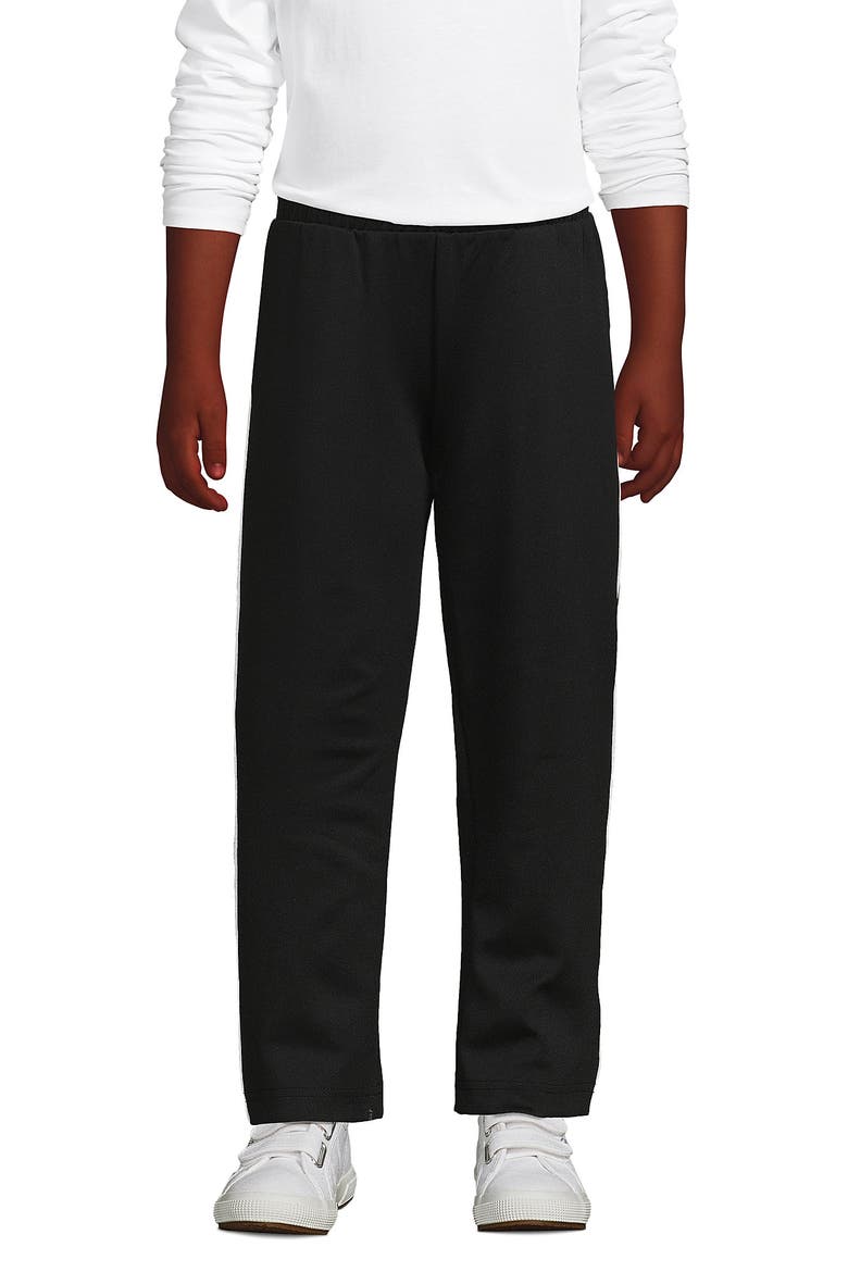 School Uniform Coed Active Performance Track Pants, Main, color, Black