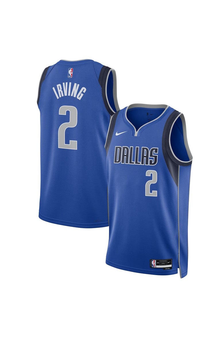Unisex Nike Kyrie Irving Royal Dallas Mavericks 2022/23 Swingman Jersey - Icon Edition, Main, color, Royal