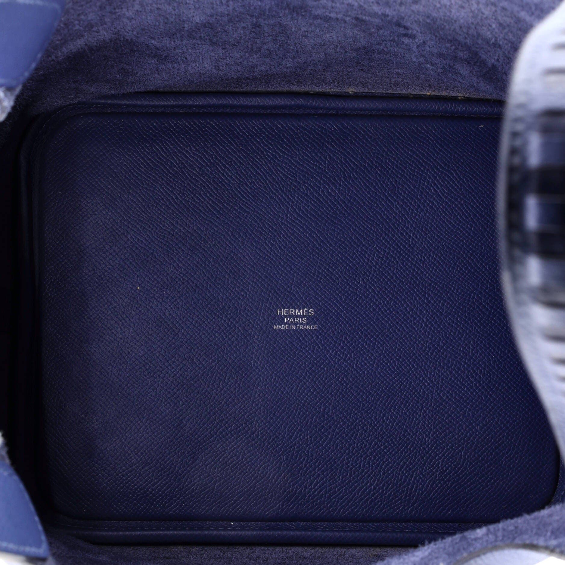 Picotin Lock Bag Tressage Epsom MM, Alternate, color, Blue