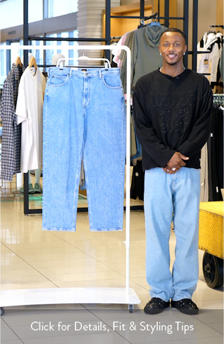 Asher Loose Straight Leg Jeans, sales video thumbnail