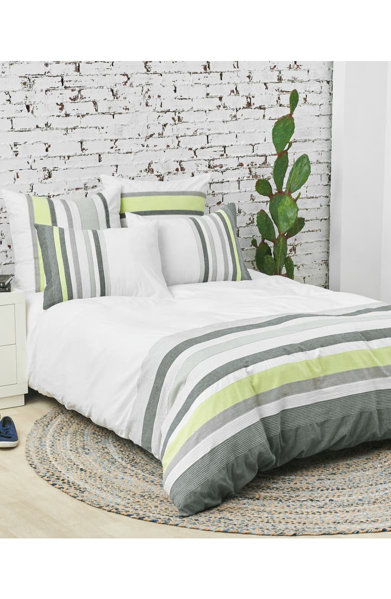 carol 
frank 26" x 26" Jones Cotton Euro Pillow Sham, Alternate, color, White