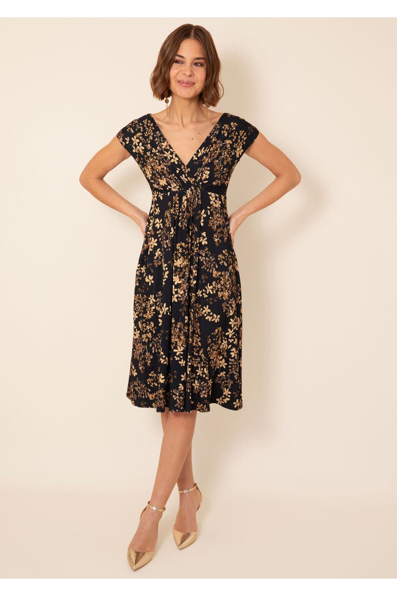 Sara Dress, Alternate, color, Golden Blossom