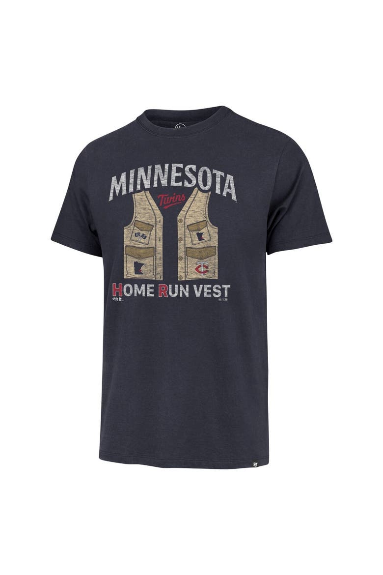 Men's '47 Navy Minnesota Twins Regional Franklin T-Shirt, Alternate, color, Navy