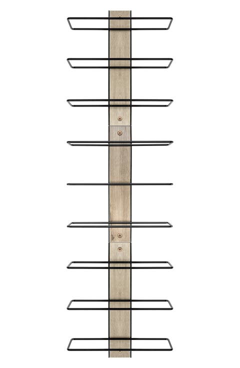 9-Bottle Wall Wine Rack