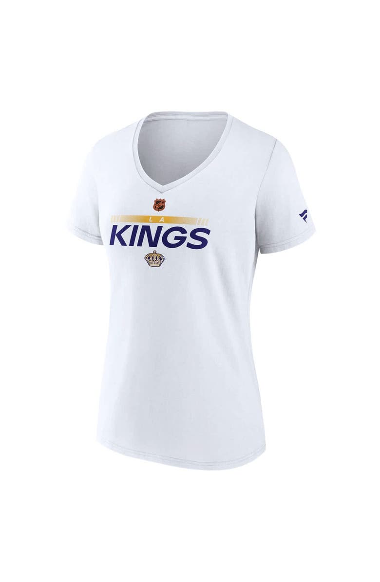 FANATICS Women's Fanatics White Los Angeles Kings Special Edition V-Neck T-Shirt, Alternate, color, White