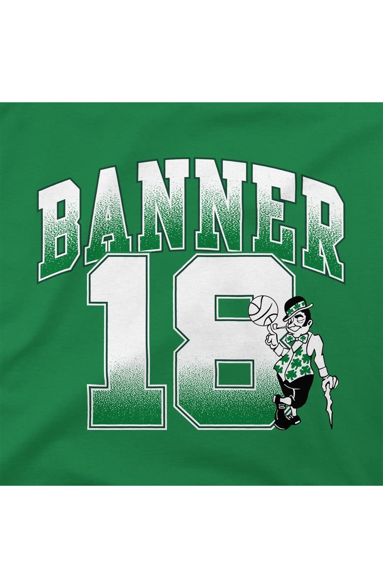 Stadium Essentials Men's Stadium Essentials Kelly Green Boston Celtics 18-Time NBA Finals Champions Banner 18 Play T-Shirt, Alternate, color, 