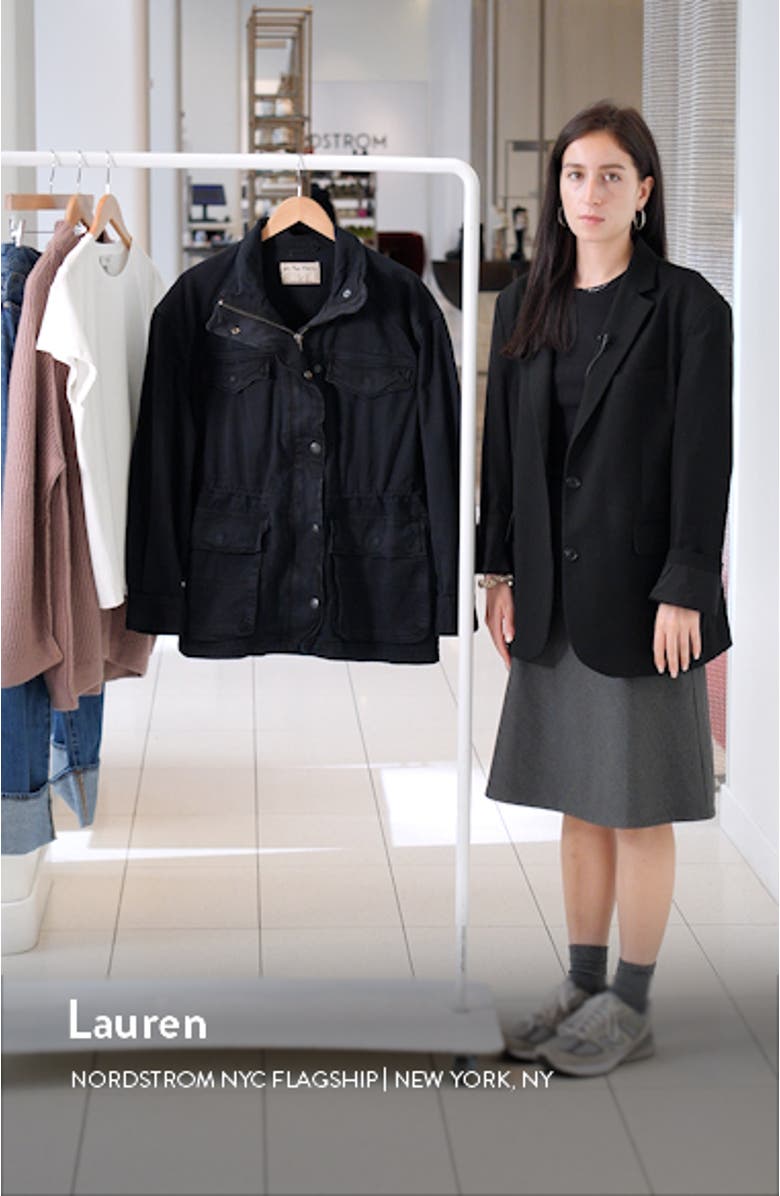 Arya Cotton Twill Utility Jacket, sales video thumbnail