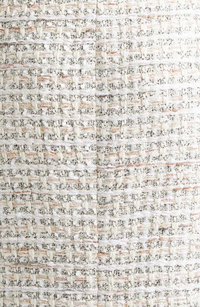 ST. JOHN Côte d'Azure Tweed Midi Pencil Skirt, Alternate, color, Ecru / Taupe Multi