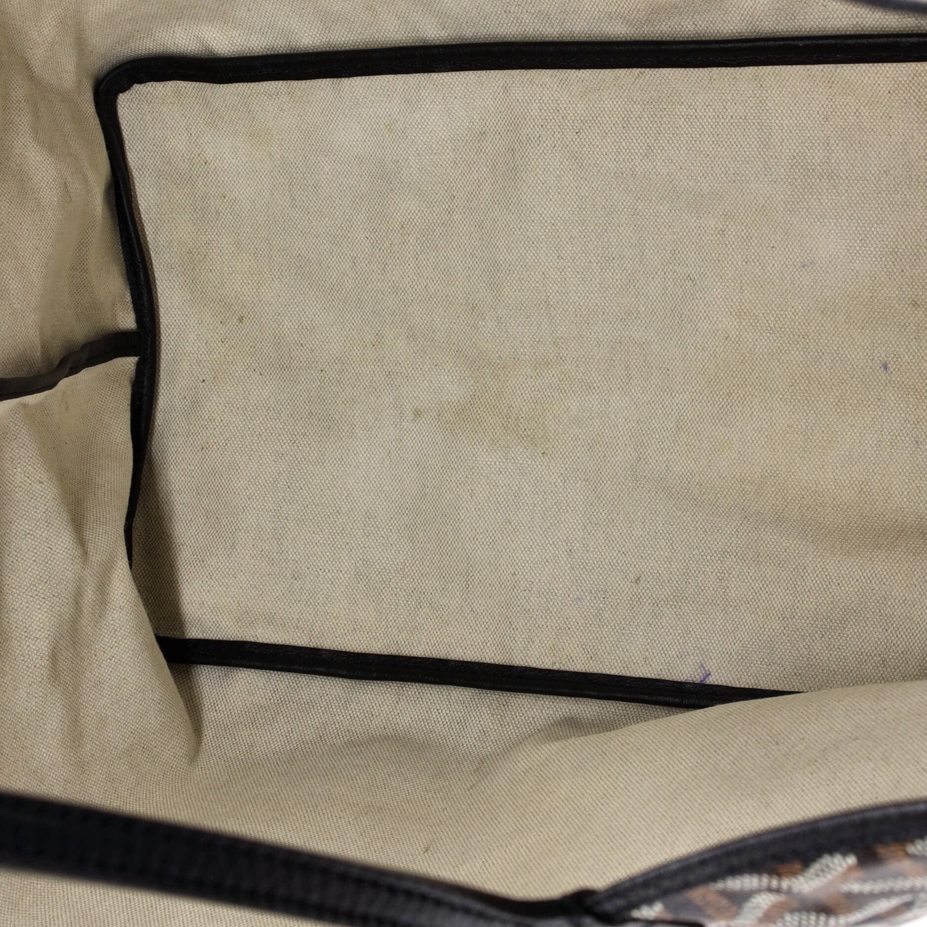 Pre-Owned Goyard Saint Louis Tote Coated Canvas GM, Alternate, color, Brown