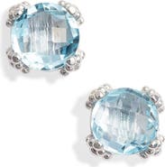 Anzie Small Cluster Topaz Stud Earrings