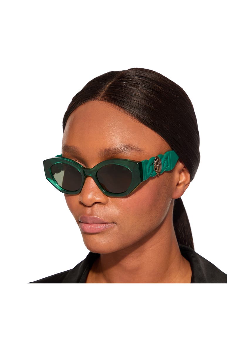 51mm Round Sunglasses, Alternate, color, JUNGLE