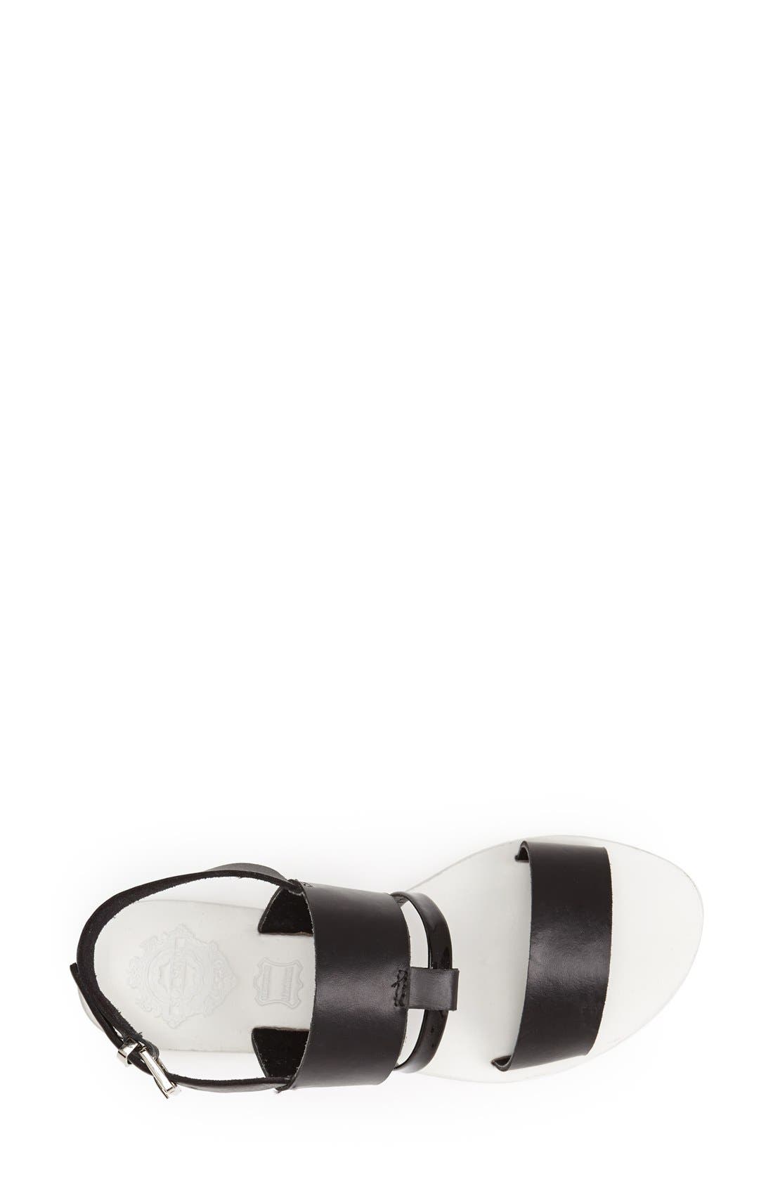 'Adelaide' Sandal, Alternate, color, BLACK