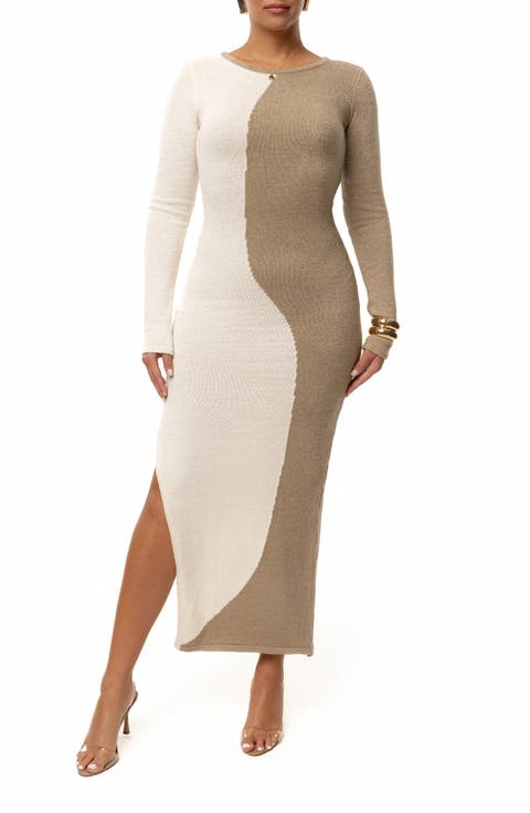 No Hard Feelings Long Sleeve Sweater Dress