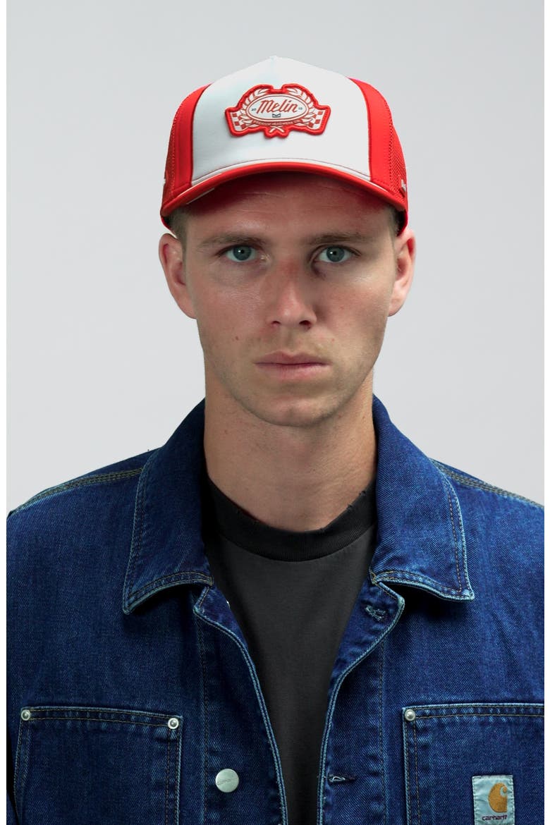 Odysea MPH Pit Crew Hydro Snapback Ball Cap, Alternate, color, RED ALERT