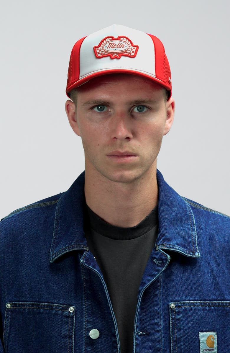 Melin Odysea MPH Pit Crew Hydro Snapback Ball Cap, Alternate, color, Red Alert