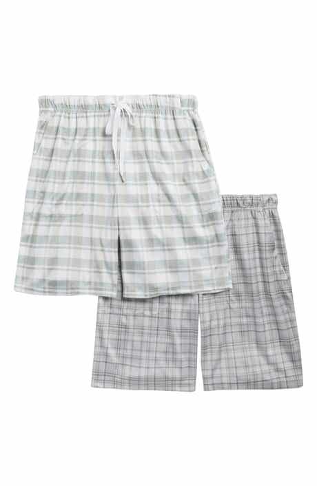 GEOFFREY BEENE 2-Pack Assorted Plaid Pajama Shorts