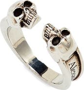 McQueen Alexander McQueen Men's Double Skull Ring