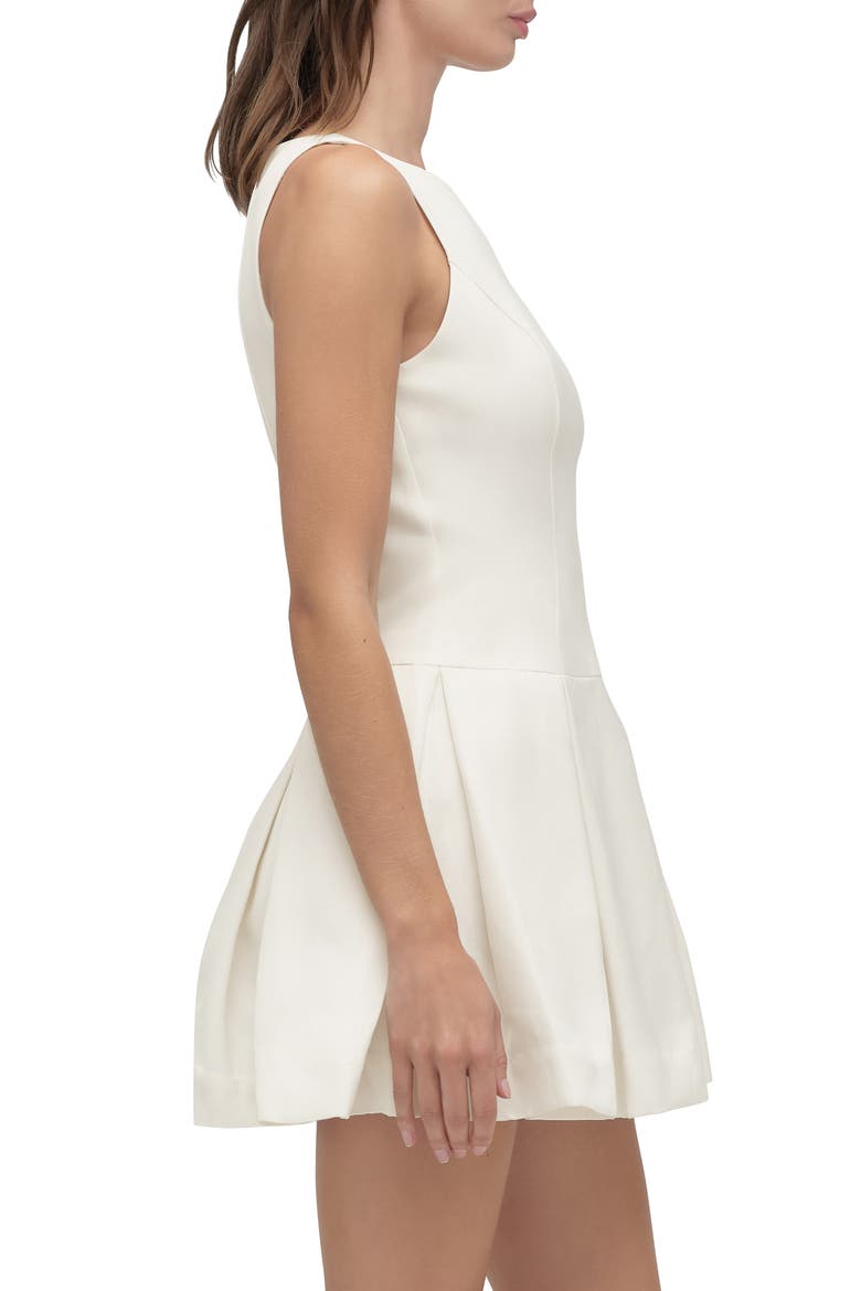 x 'Nobody Wants This' Anything Can Happen Pleated Minidress, Alternate, color, IVORY