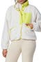 Mixed Media Fleece Zip Jacket