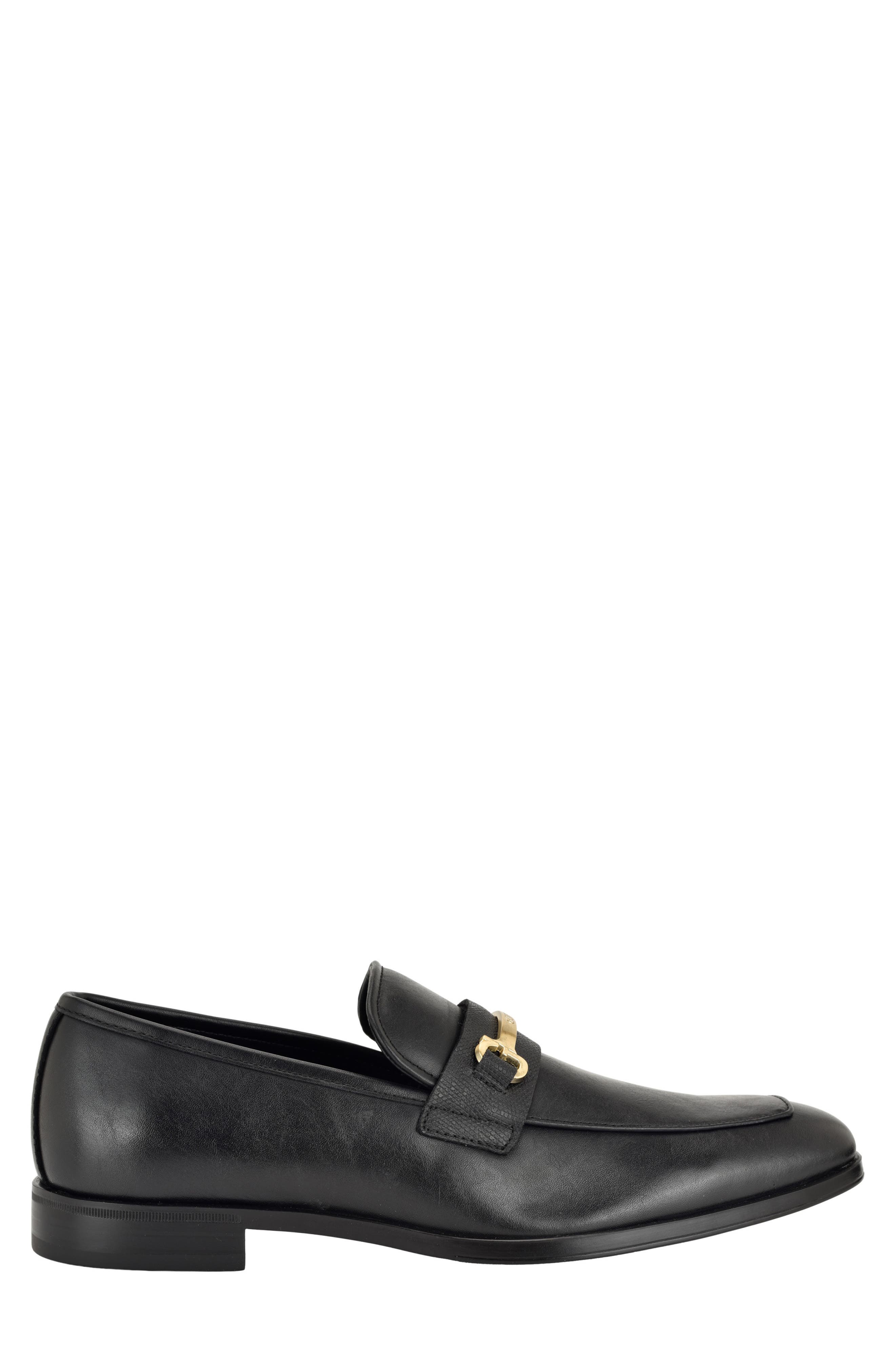 Handen Faux Leather Loafer, Alternate, color, BLACK MULTI