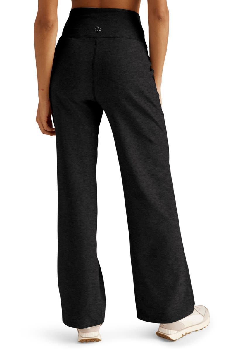 Beyond Yoga Space Dye Wide Leg Pants, Alternate, color, Darkest Night
