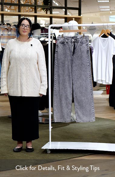 【関税込み】rag & bone グレー Logan ワイドレッグジーンズ rag & bone Logan Wide Leg Jeans | Nordstromrack