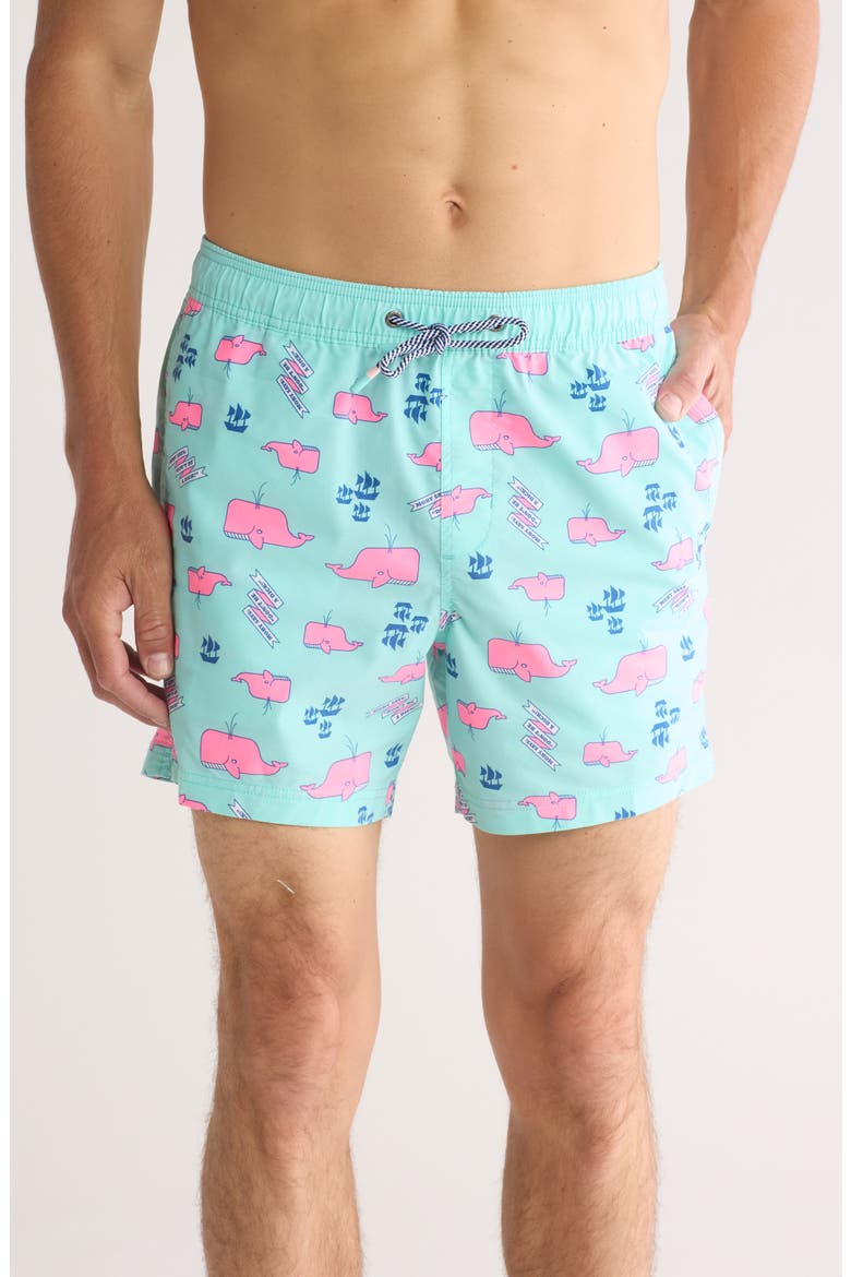 Moby Swim Trunks, Main, color, MINT GREEN