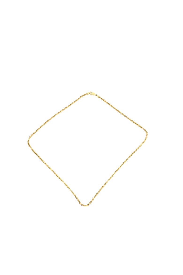 14K Saguaro Finish Rope 2.5mm 20in Chain Necklace, Alternate, color, Yellow Gold