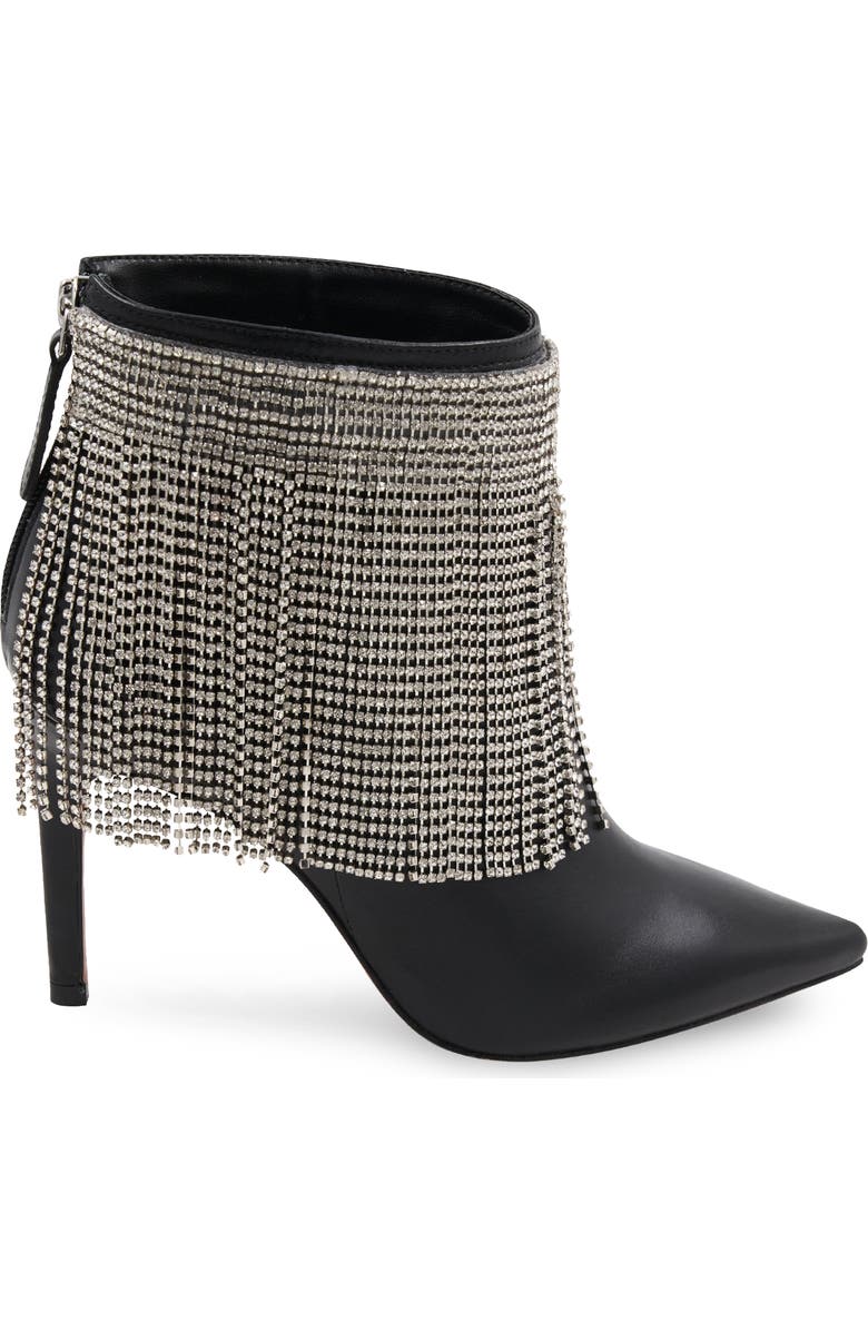 BCBGMAXAZRIA Tandi Fringe Pointed Toe Bootie, Alternate, color,