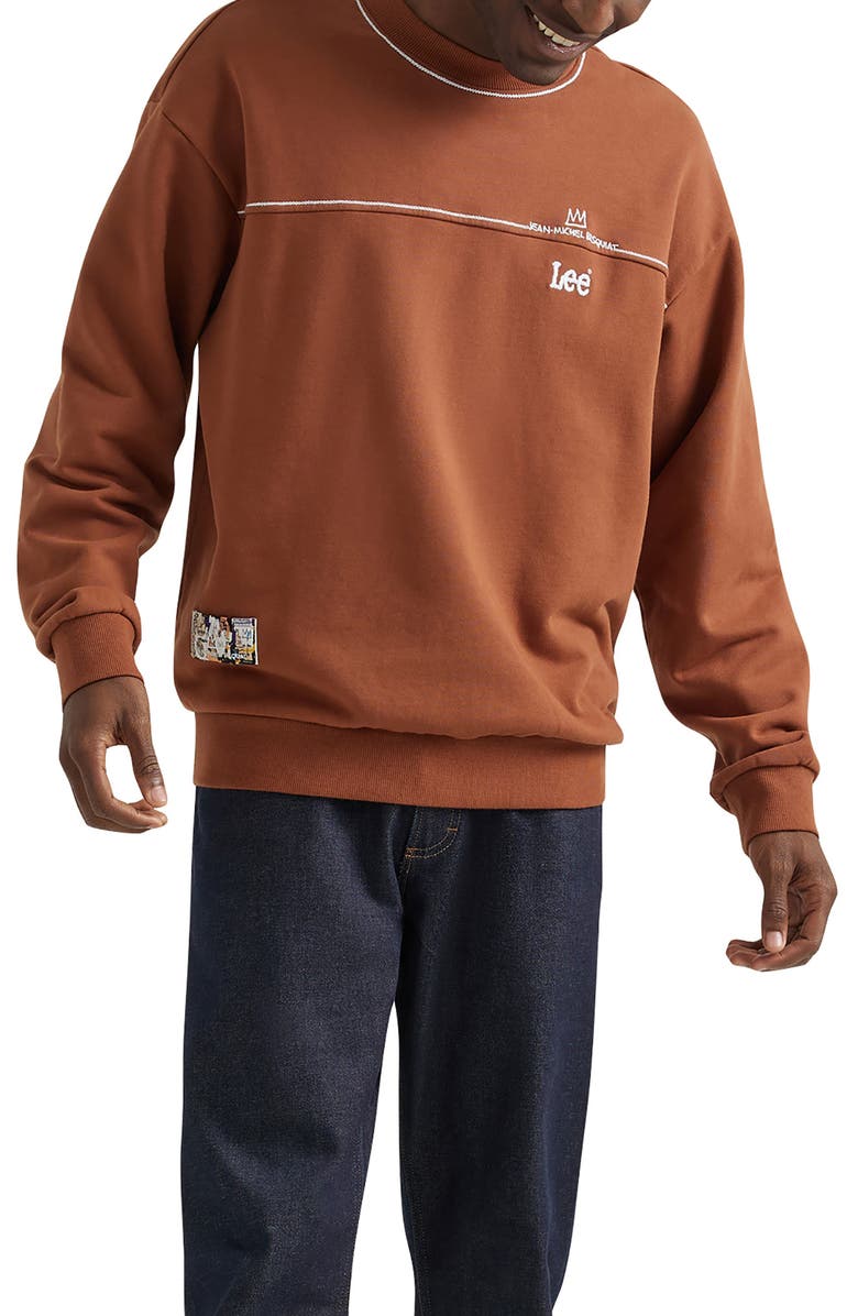 Lee x Basquiat Cotton Graphic Sweatshirt, Main, color,