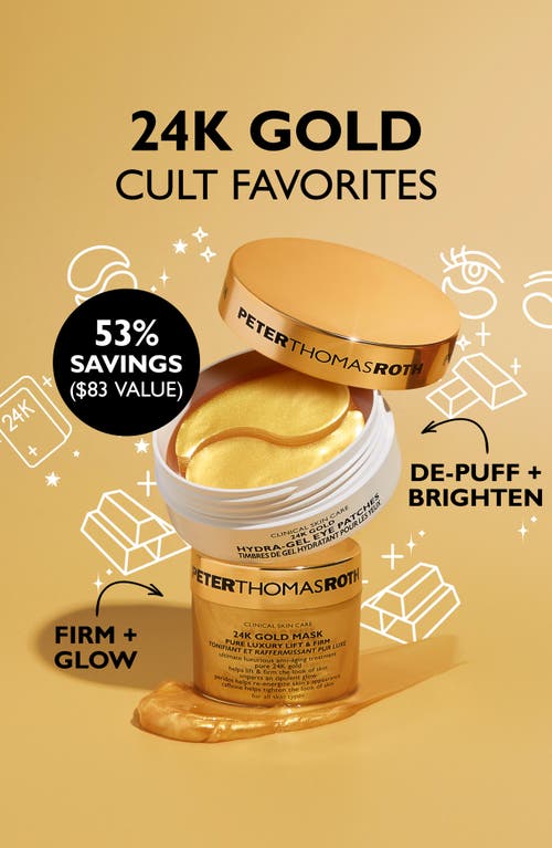 Peter Thomas Roth 24k Gold Glow-up Set In Transparent