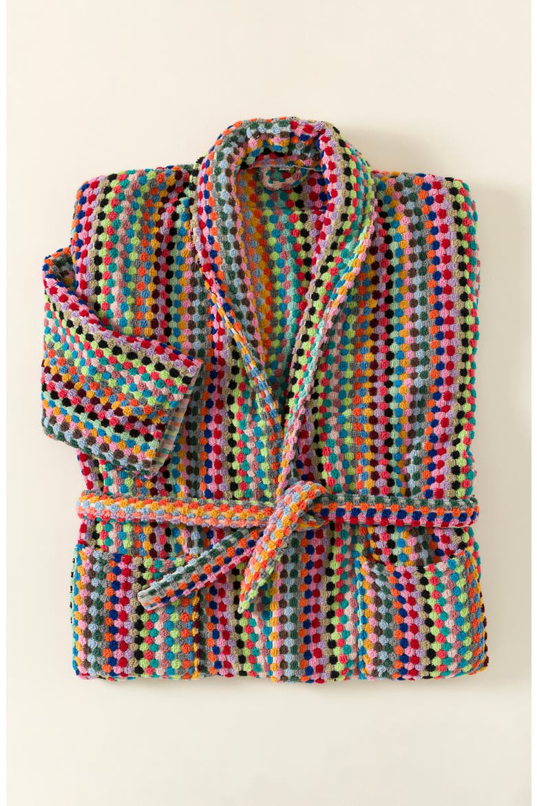 Super Plush Confetti Robe by Kalkedon Towels, Main, color, Multi