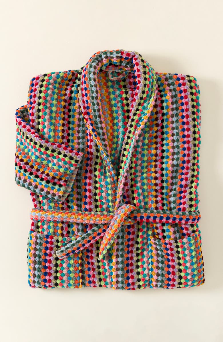 Uncommon Goods Super Plush Confetti Robe by Kalkedon Towels, Main, color, Multi