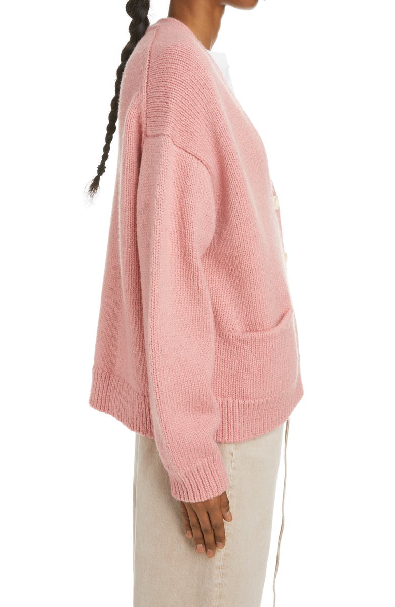 Acne Studios Kida Wool Blend Cardigan, Alternate, color, 
