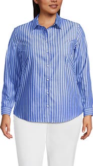 Lands' End No Iron Supima Cotton Long Sleeve Shirt